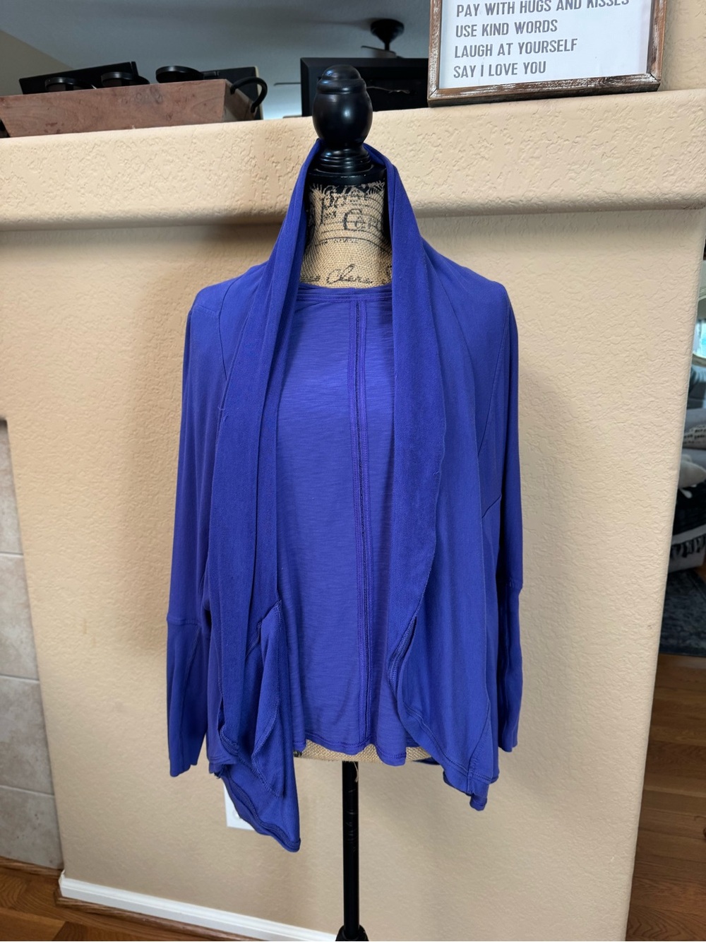 Lululemon 2-Piece Layering Set – To & Flow Wrap + Long Sleeve Top – Size 8m
